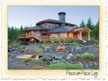 Piece-En-Piece Log Home - Nicola LogWorks