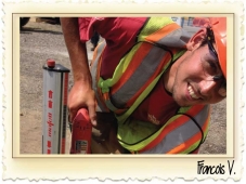 Francois working at the Okanagan Trades Project 2015 Thumbnail