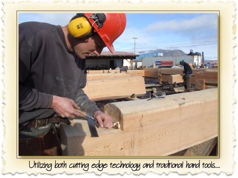 building a dovetail log home