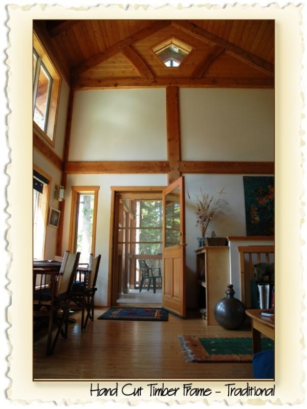 Traditional timber frame Pemberton BC