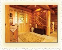 Foyer - Scribed Log Home