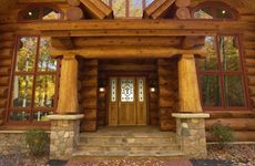 Scribed Log Home in Minnesota