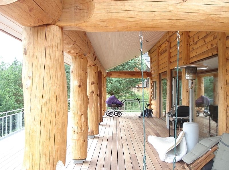 Post and Beam Log Homes - Nicola Logworks
