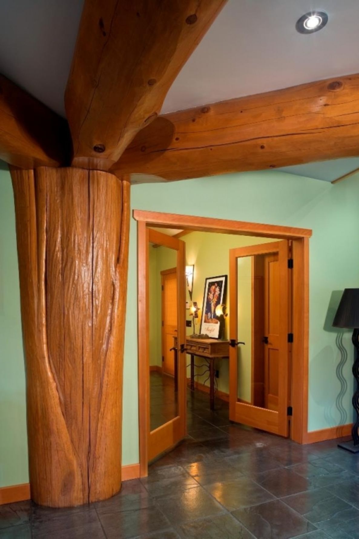 Post and Beam Log Homes - Nicola Logworks